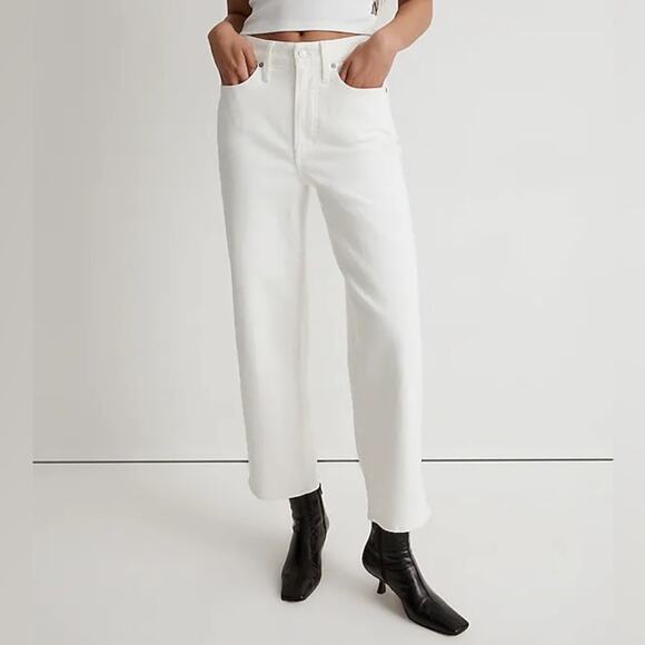 Madewell Denim - Madewell The Perfect Vintage Wide-Leg Crop Jean Women’s Sz 32